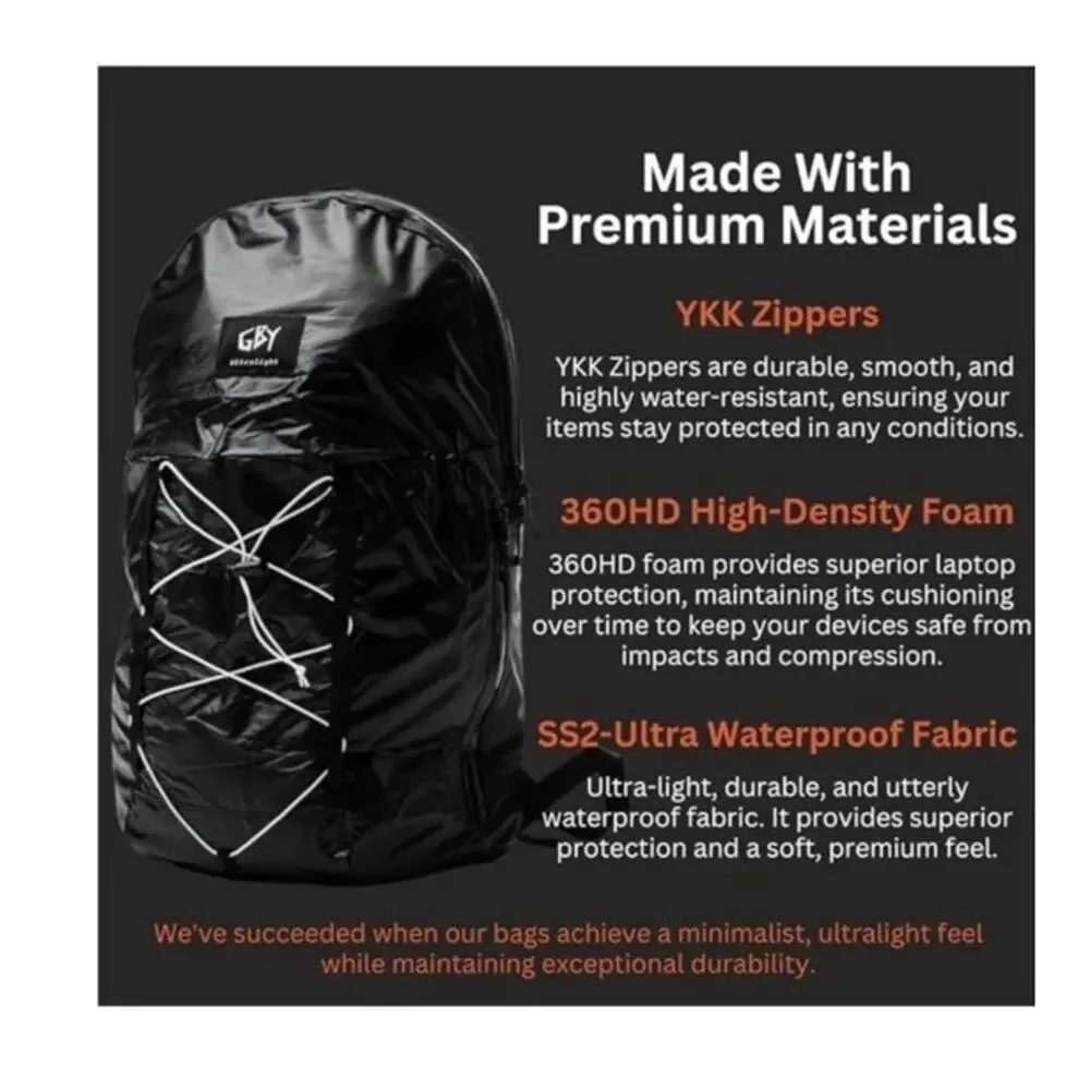 Ultralight Laptop Day Pack, Backpack, Bag 20 L